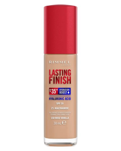 Rimmel Lasting Finish 35 Hour Foundation 150 Rose Vanilla Rimmel Lasting Finish 35 Hour Foundation 150 Rose Vanilla