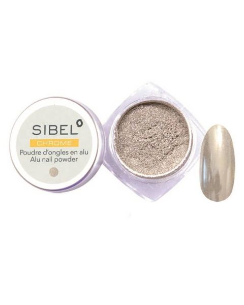 Sibel Chrome Alu Nail Powder Silver Ref.6109041 Sibel Chrome Alu Nail Powder Silver Ref.6109041
