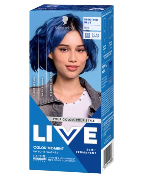 Schwarzkopf LIVE Color Moment 95 Electric Blue Schwarzkopf LIVE Color Moment 95 Electric Blue