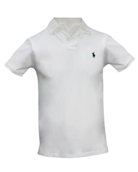 Ralph Lauren SS Slim Fit Polo PPC White Str XL Ralph Lauren SS Slim Fit Polo PPC White Str XL