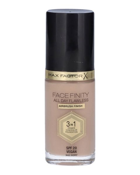Max Factor Face Finity All Day Flawless 3-in-1 Foundation - N42 Ivory Max Factor Face Finity All Day Flawless 3-in-1 Foundation - N42 Ivory