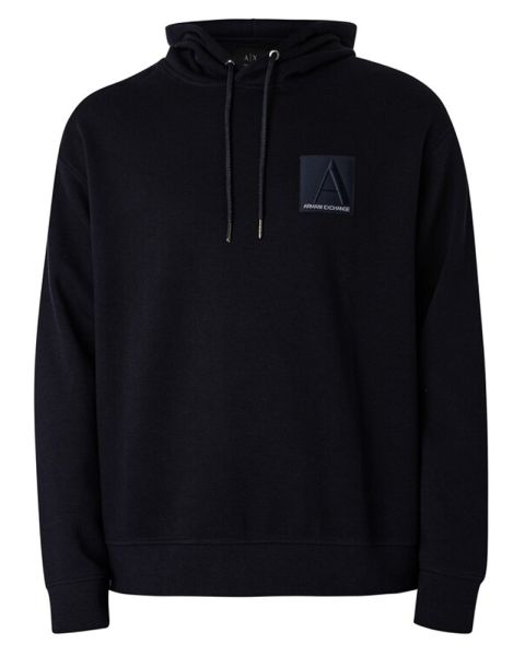 Armani Exchange Box Logo Pullover Hoodie Str. L Armani Exchange Box Logo Pullover Hoodie Str. L