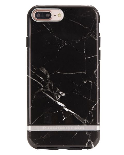 Richmond And Finch Black Marble - Silver iPhone 6/6S/7/8 PLUS Cover Richmond And Finch Black Marble - Silver iPhone 6/6S/7/8 PLUS Cover
