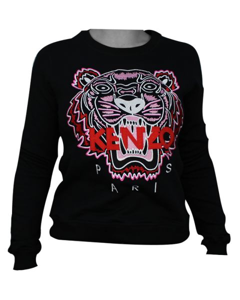 Kenzo Tiger Womans Sweatshirt Red XL Kenzo Tiger Womans Sweatshirt Red XL
