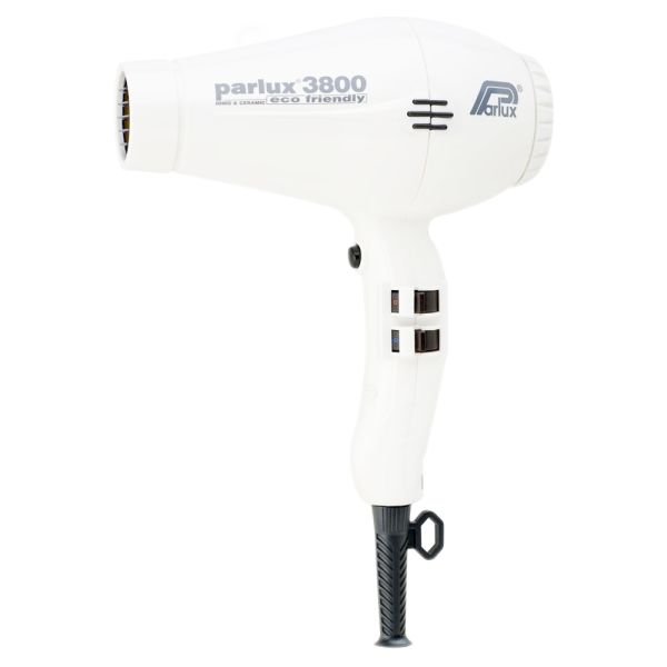 Parlux 3800 Ceramic & Ionic Eco Friendly Hvit
