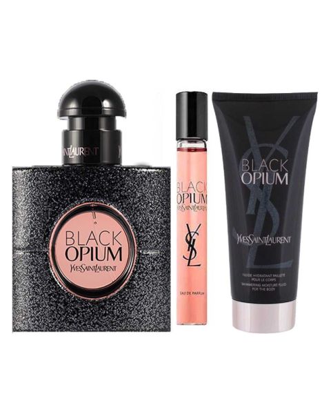Yves Saint Laurent Ladies Black Opium Gift Set EDP Yves Saint Laurent Ladies Black Opium Gift Set EDP