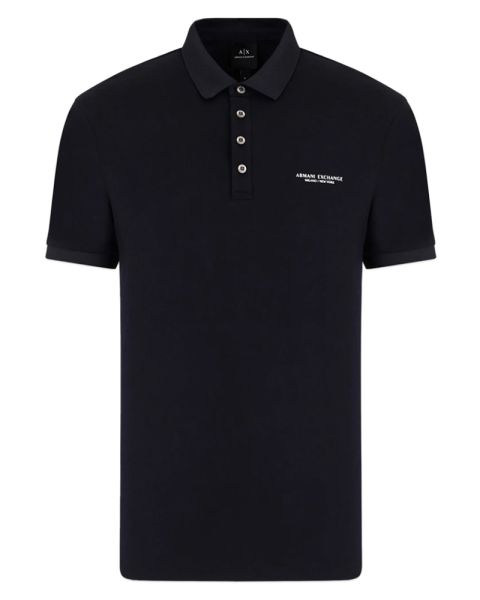 Armani Exchange Mann Polo Shirt Sort XL Armani Exchange Mann Polo Shirt Sort XL