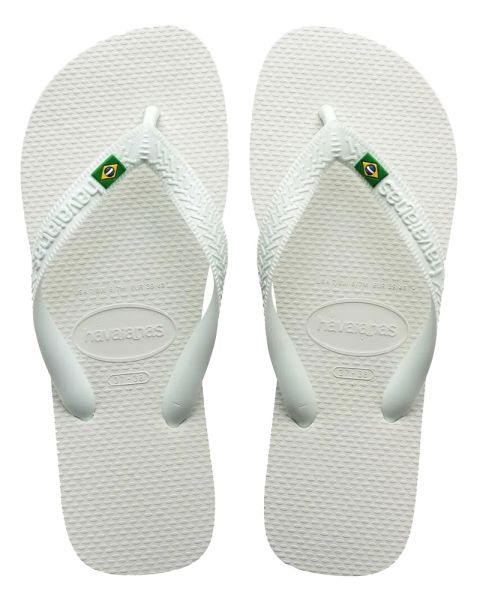 Havaianas Brasil Logo - Hvid - Str. 41/42 EU