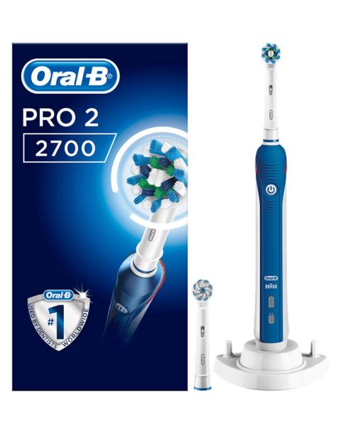Oral B Pro 2 2700 Blue Cross Action Oral B Pro 2 2700 Blue Cross Action