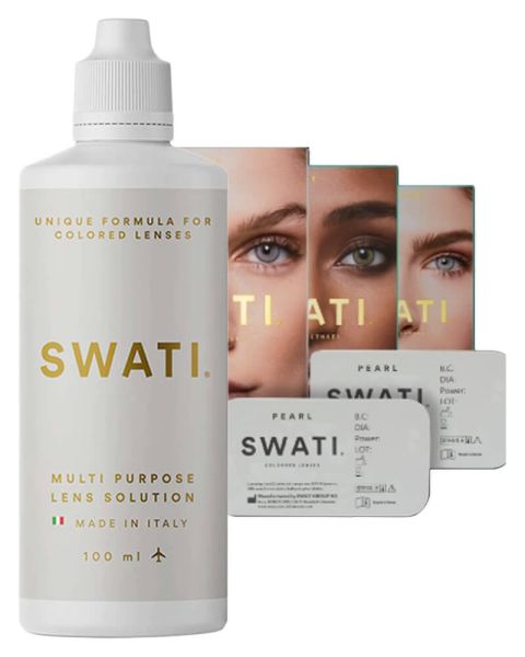 SWATI Cosmetics 6-month Lenses + Lens Fluid SWATI Cosmetics 6-month Lenses + Lens Fluid
