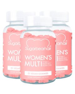 3 x Sugarbearhair Women's Multi Vitamins