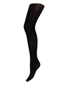 Decoy Norwegian Cable Tights With Wool Black S/M