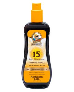 Australian Gold SprayOil Sunscreen Carrot oil Formula SPF 15 237 ml
