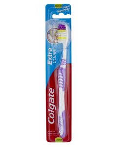 Colgate Extra Clean Tandbørste - Medium - Lilla 