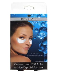 Revitale Collagen And Q10 Anti Wrinkle Eye Gel Patches - 5 sæt 