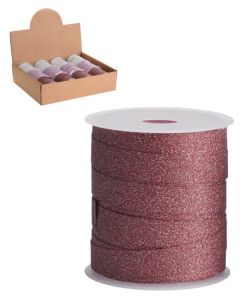 Excellent Houseware  Rødt Glitter Gavebånd