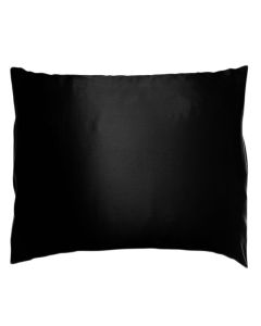 Soft Cloud Mulberry Silk Pillowcase Black 60x63 cm.