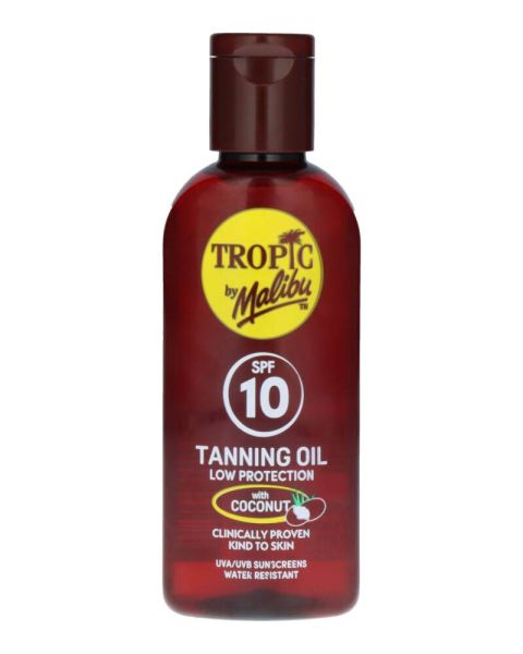 Tropic By Malibu Tanning Oil With Coconut SPF 10