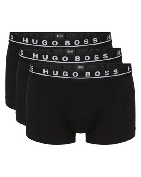 Boss Hugo Boss 3-pack Bokser Trunks Svart - Størrelse S