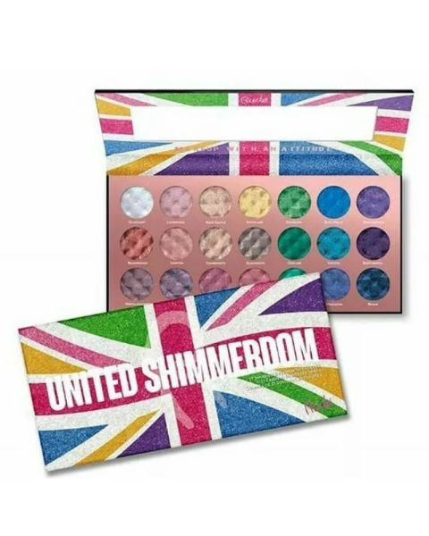 Rude Cosmetics United Shimmerdom - 21 Shimmer Eyeshadow Palette