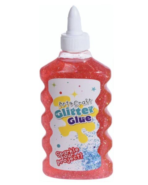 Krea Glitter Glue Red