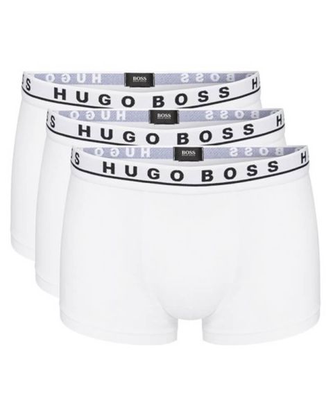 Boss Hugo Boss 3-pack Bokser Trunks Hvit - Størrelse S