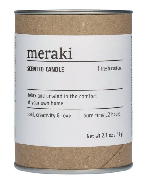 Meraki Scented Candle Fresh Cotton