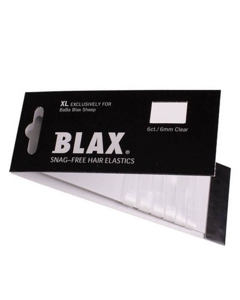 Blax - Snag-Free Hår Elastik CLEAR 6mm