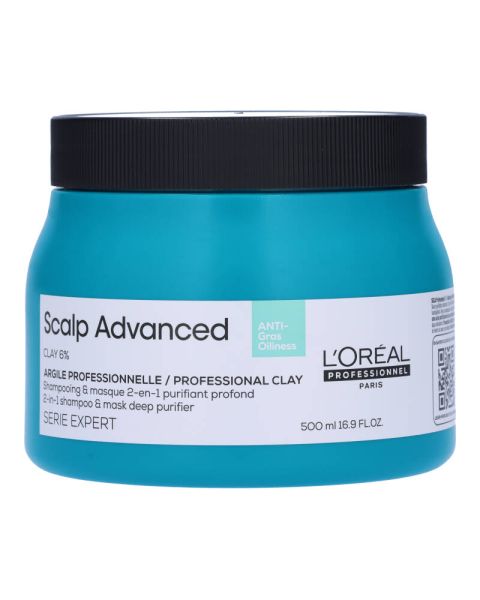 Loreal Professionnel Scalp Advanced Anti-Oiliness 2-in-1 Deep Purifier Treatment