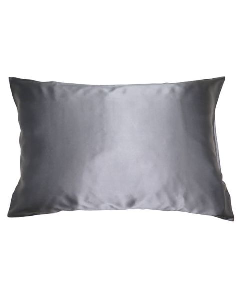 Soft Cloud Mulberry Silk Pillowcase Charcoal 50x70 cm.