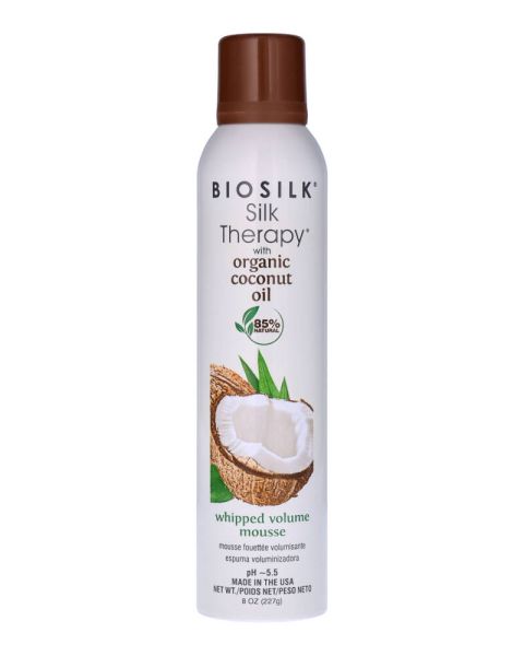 Biosilk Silk Therapy Organic Coconut Oil Whipped Volume Mousse