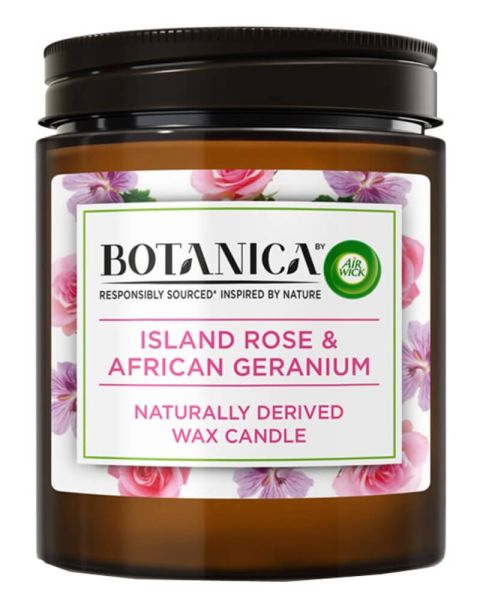 Air Wick Botanica Island Rose & African Geranium Candle