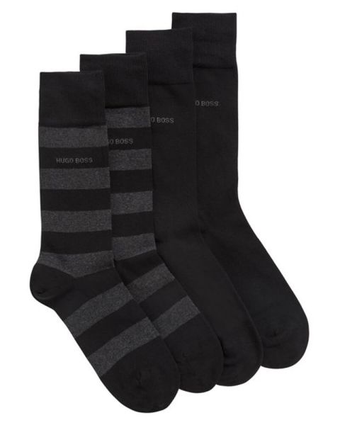Hugo Boss sokker 2-pakning størrelse 39-42 - Block Stripe