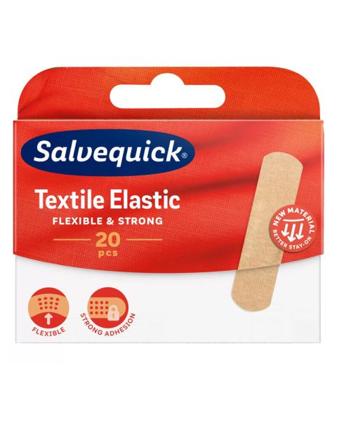 Salvequick Textile Elastic Band Aid