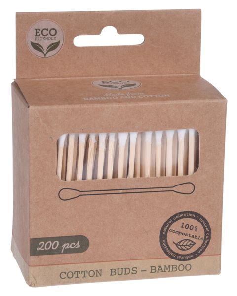 Eco Friendly Cotton Buds Bamboo