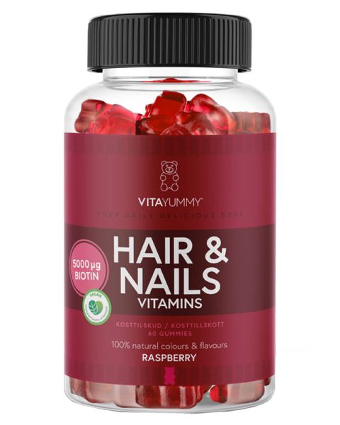 Vitayummy Hair & Nails Vitamins Raspberry