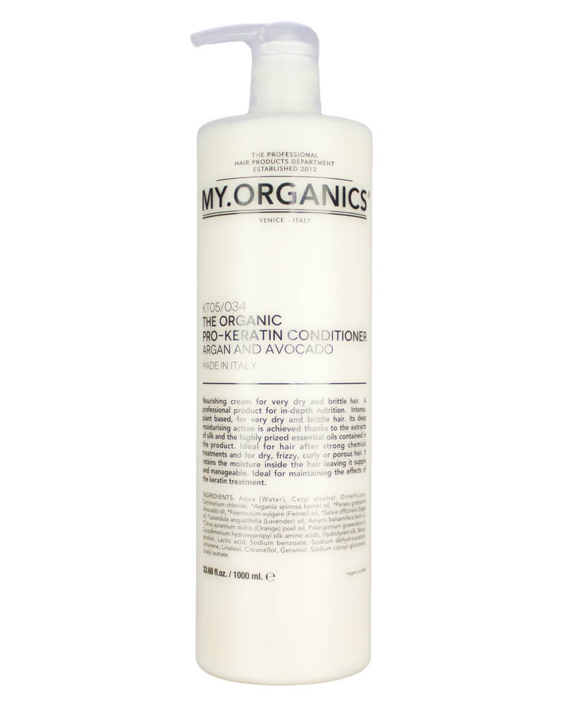 My.Organics The Organic Pro-Keratin Conditioner Argan And Avocado 1000 ml