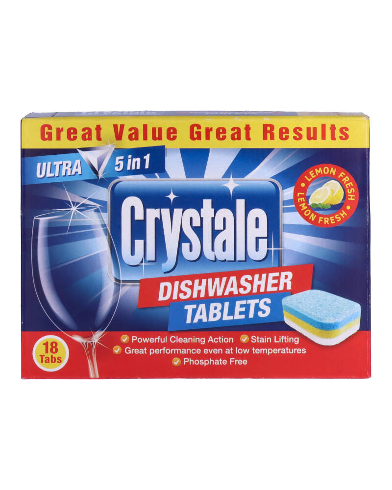 Crystale Dishwasher Tablets 324 g