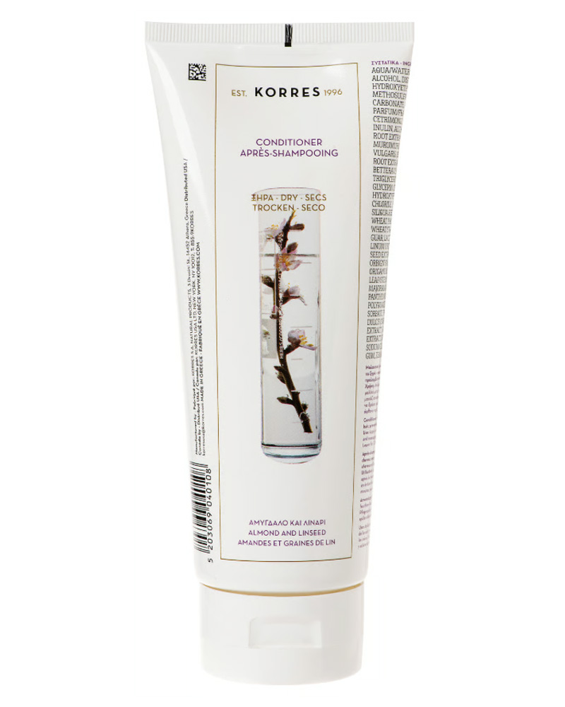 KORRES Almond + Linseed Conditioner For Dry / Dehydrated Hair 200 ml