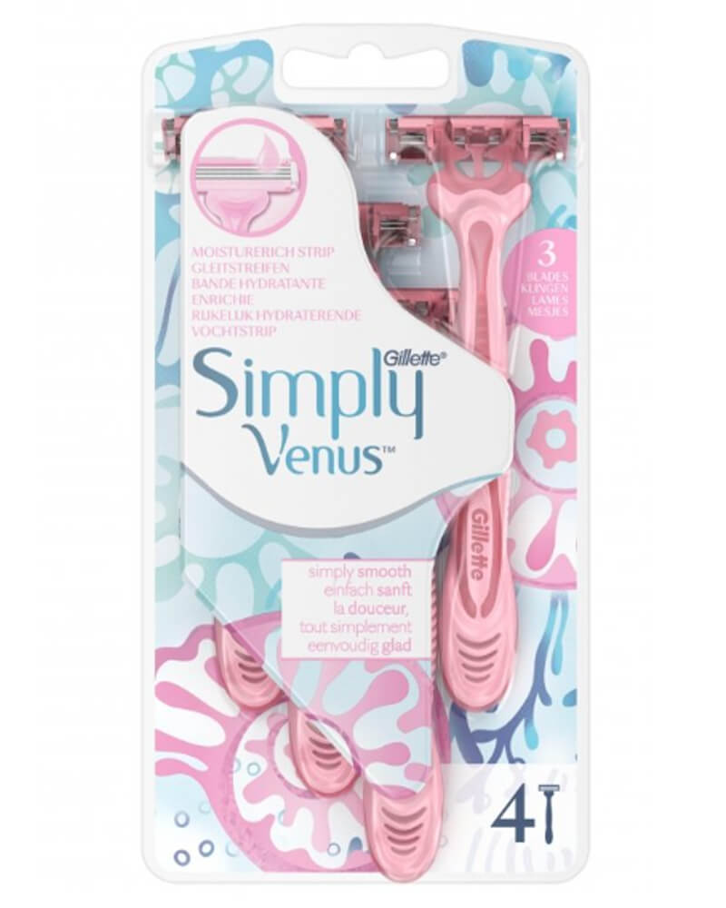 Gillette Simply Venus Razors 4-pak 4 stk.