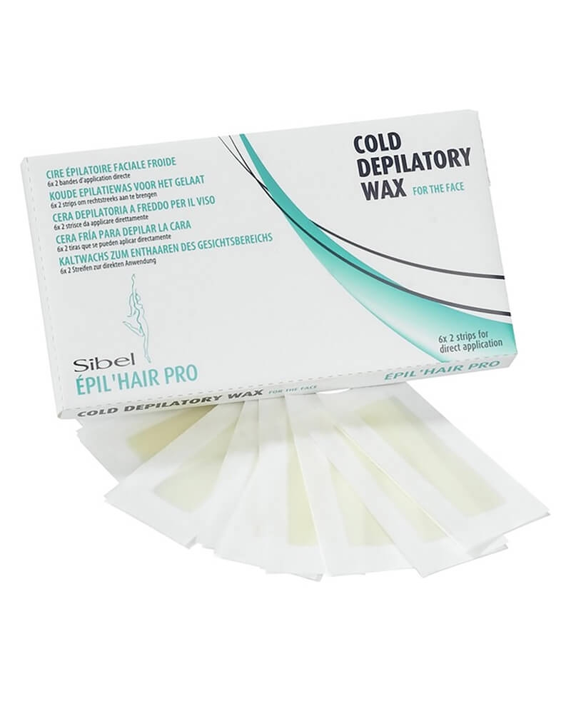 Sibel Cold Depilatory Wax Strips For Face Ref. 7411301   6 stk.
