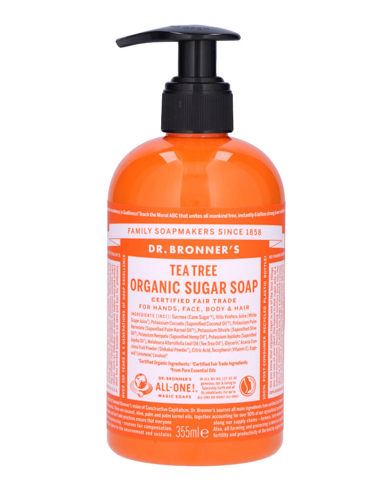 Dr. Bronner's Organic Pump Soap Tea Tree 355 ml