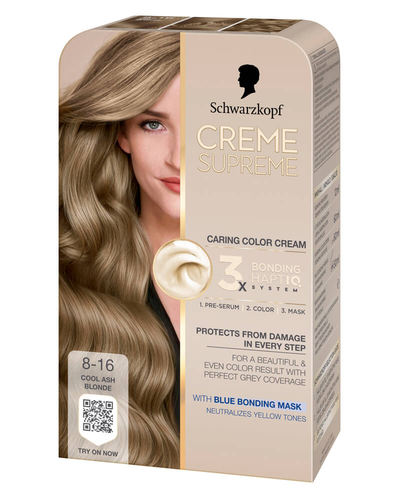 Schwarzkopf Creme Supreme 8-16 Cool Ash Blonde 60 ml