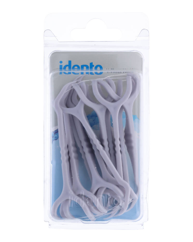 Idento Y - Floss Hook Grå   12 stk.