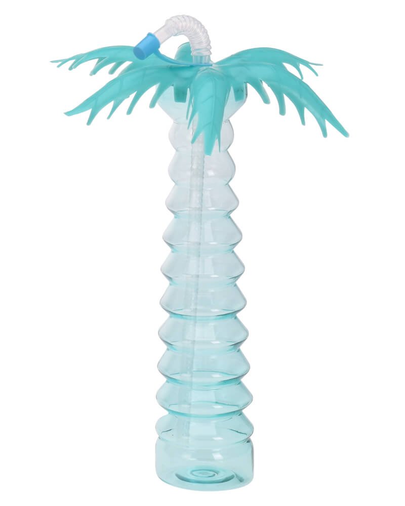 Excellent Houseware Drinking Bottle Palm Tree Green 500 ml