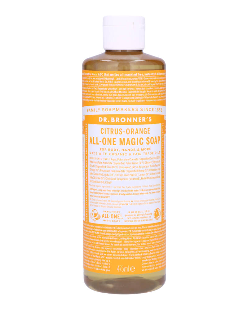 Dr. Bronner's Pure-Castile Soap Citrus-Orange 475 ml