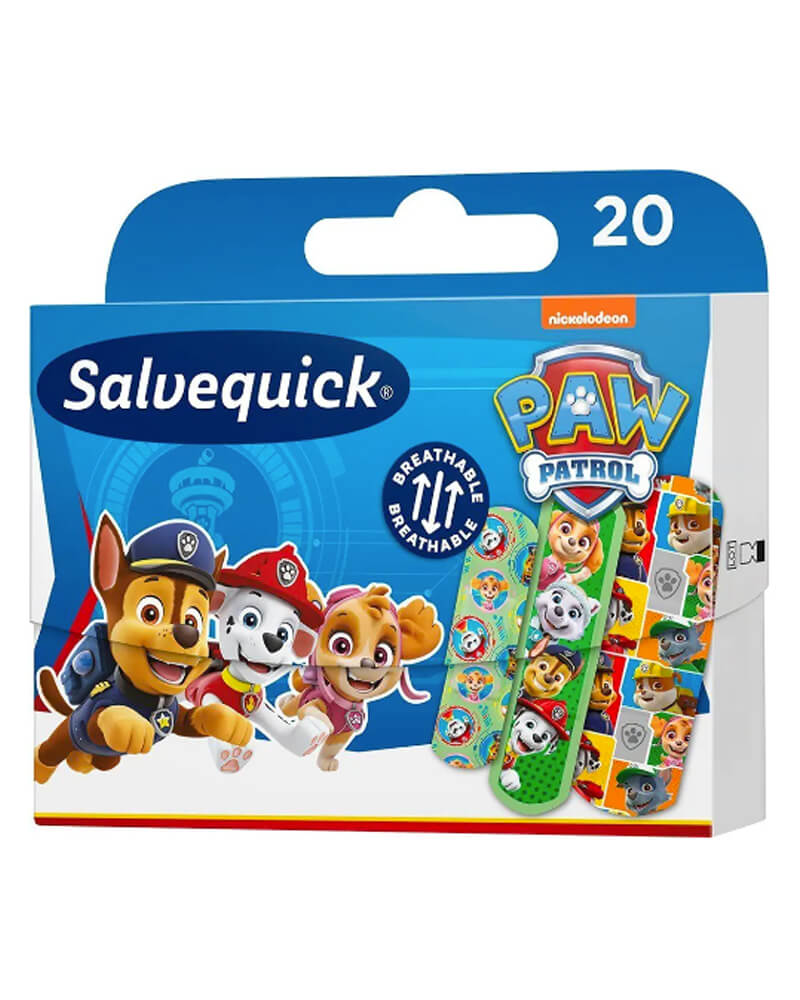 Salvequick Paw Patrol Plaster   20 stk.