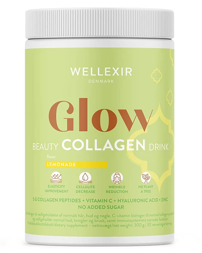 Wellexir Glow Beauty Drink Lemonade Tub 360g