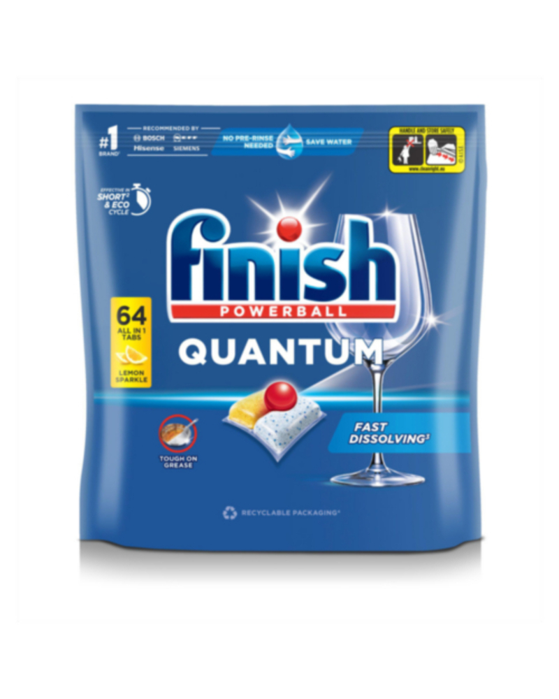 Neophos Finish Quantum Lemon Opvasketabs   64 stk.