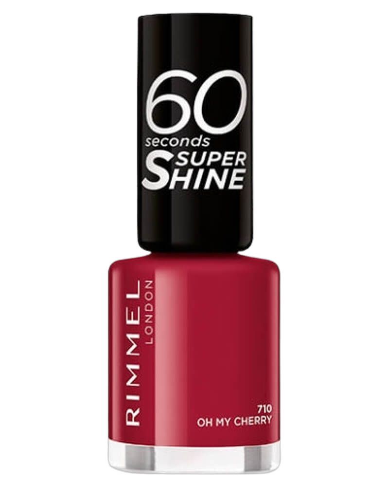 Rimmel 60 Seconds Super Shine Nail Polish 710 Oh My Cherry 8 ml